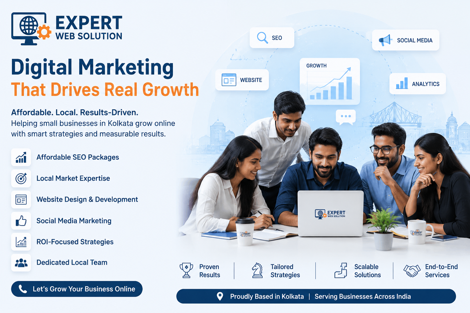 Why Small Businesses Are Choosing Digital Marketing Agencies in Kolkata